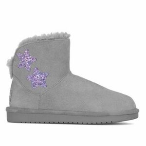 UGG x Koolaburra Koola Star Boots - Gray, Size 5 - Sparkly Sequin Star Boots